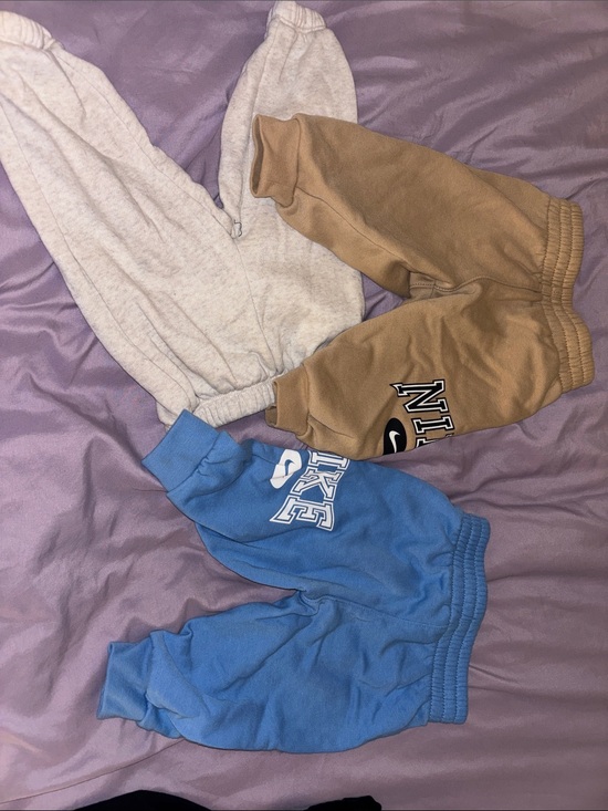 Nike Other - Nike Kids Sweatpants Trio - Blue, Tan & Light Gray